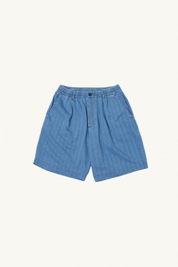 Cotton shorts - Washed Indigo