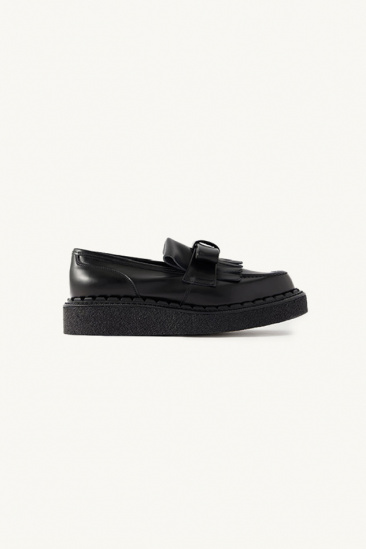 Creeper Leather Loafer - Black