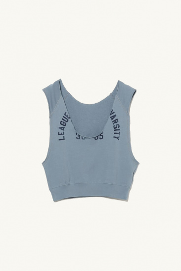 Sweatshirt coupé - Bleu