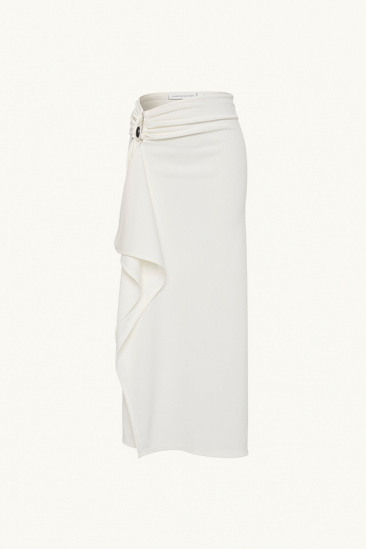 Crystal Pendant Skirt - White