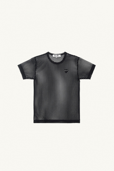 Mesh T-shirt - Black - Unisex