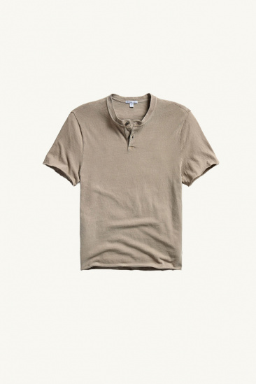 Henley T-shirt - Beige