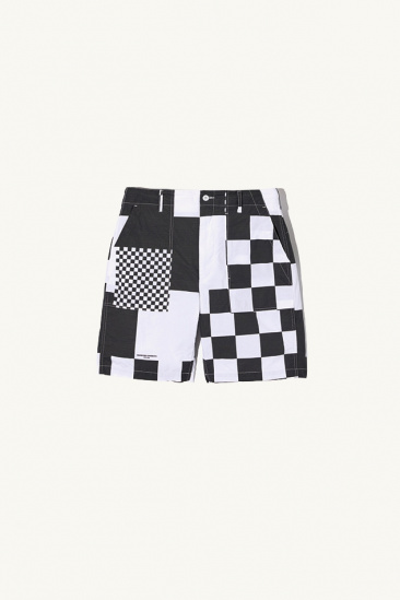 Short à damier - Noir/Blanc