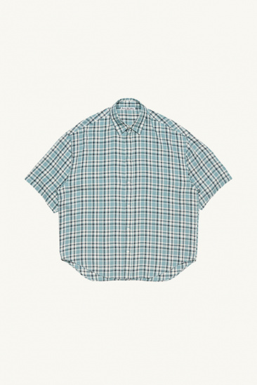 Checked shirt - Turquoise