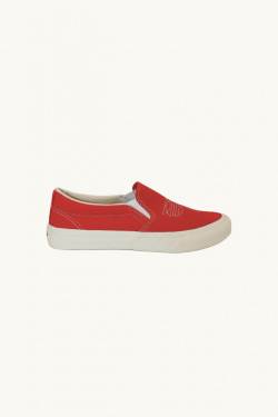 Catch Ball - Slip-on brodées - Rouge - allanjoseph