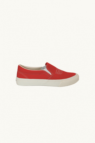 Embroidered slip-on - Red
