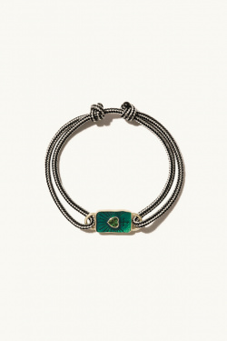 Pascale Monvoisin - Bracelet Deva - Or/Diopside - allanjoseph