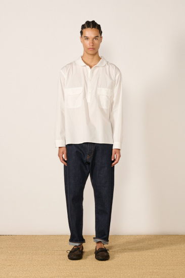 Claudine collar shirt - White