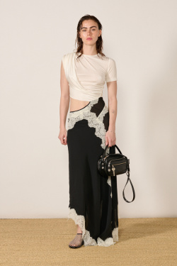 Christopher Esber - Verve Dress - White/black - allanjoseph
