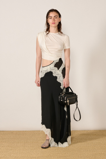 Verve Dress - White/black