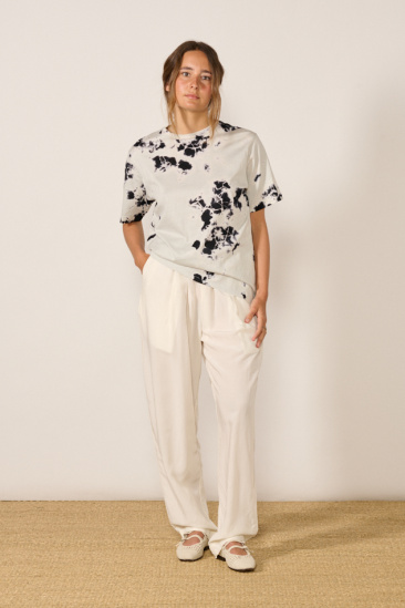 Shibori T-shirt - Black/Grey