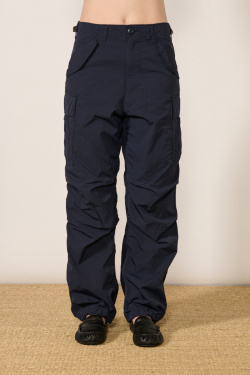 Beams Boy - Nylon cargo pants - Navy - allanjoseph