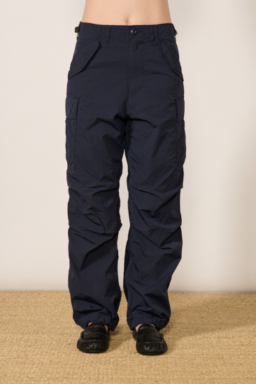 Nylon cargo pants - Navy
