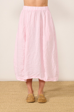 Bergfabel - Carla Skirt - Pink/White - allanjoseph