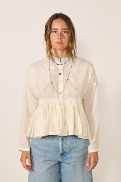 Maku - Blouse Rue - Ecru - allanjoseph