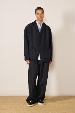 Comme des Garçons Homme - Linen Blazer - Navy - allanjoseph