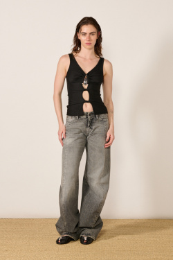 Christopher Esber - Top avec pendentif - Noir - allanjoseph