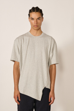 CDG Shirt - T-shirt zippé - Gris - allanjoseph