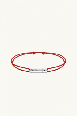 Le Gramme - Bracelet cordon câble 5g - Rouge - allanjoseph