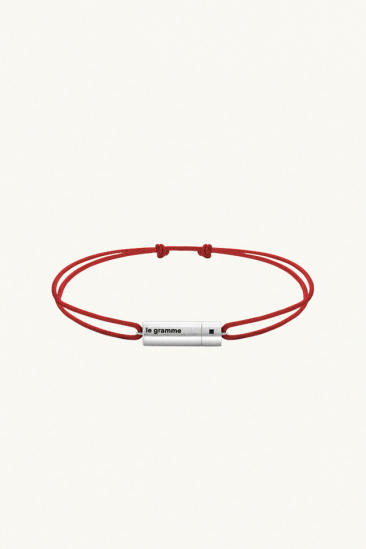Cable cord bracelet 5g - Red