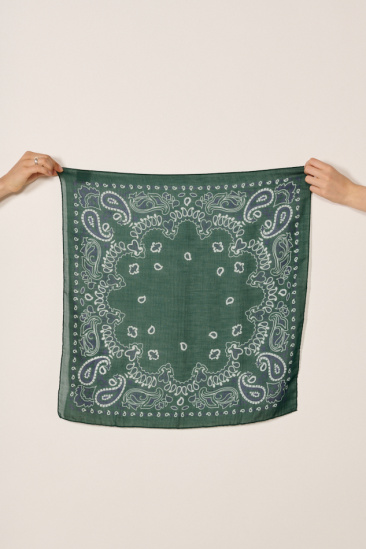 Foulard en coton - Vert