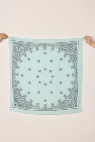 Carré en coton - Light Blue