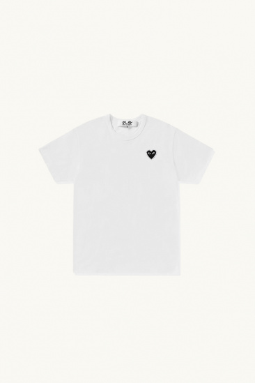 T-shirt Strass - Blanc/Noir...