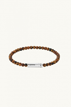 Le Gramme - Bracelet perles Oeil de Tigre - 9g - allanjoseph