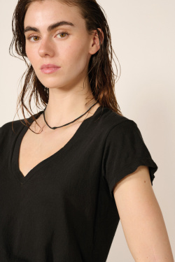 MC - Collier en perles - Noir - allanjoseph