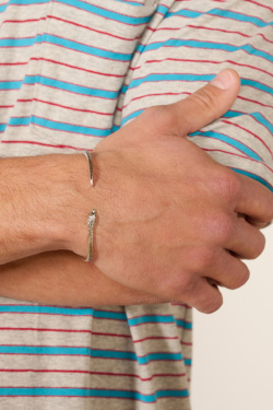 MC - Snake Bracelet - Silver - allanjoseph