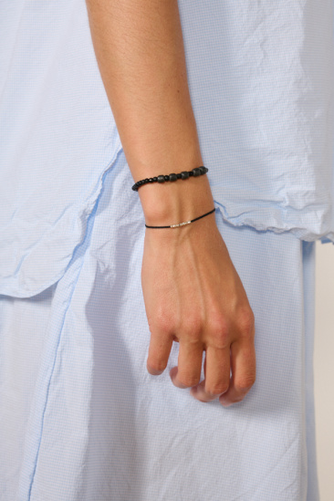 Bracelet en perles - Noir