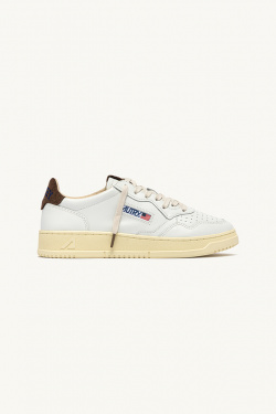 Autry - Medalist Low - Blanc/Chocolat - Homme - allanjoseph
