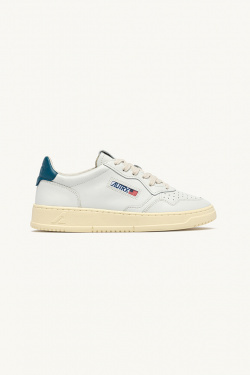 Autry - Medalist Low - Blanc/Malibu Blue - Homme - allanjoseph