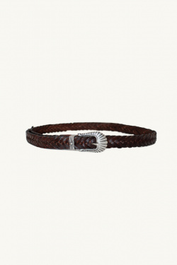 Alberto Luti - Ceinture en cuir tressé - Marron - allanjoseph