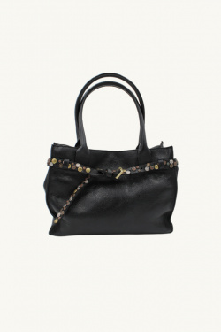 Alberto Luti - Leather Bag - Black - allanjoseph