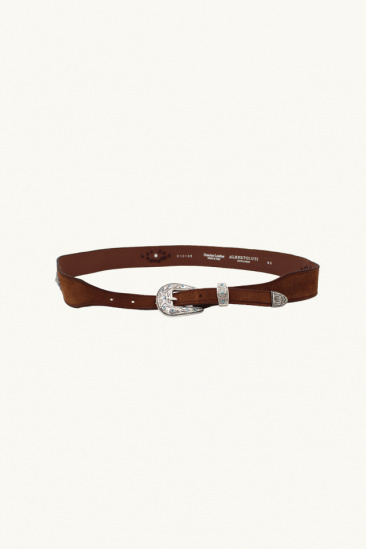 Ceinture en cuir - Marron