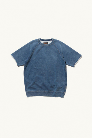 Sweat manches courtes - Indigo