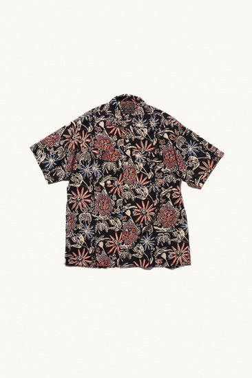 Floral print Shirt - Black