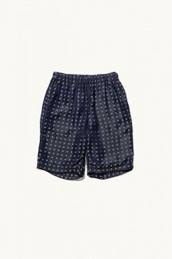 Beams Plus - Polka dot Shorts - Navy - allanjoseph