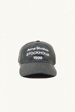 Acne Studios - Casquette logo - Noir délavé - allanjoseph