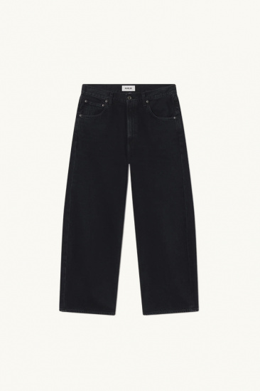 Low Curve Crop Jean - Black