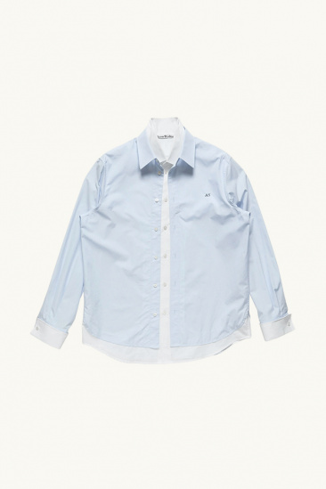 Layered Shirt - Blue/White