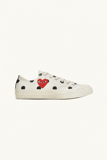 Polka Dot Low - White