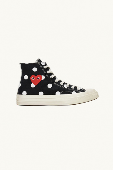 Polka Dot High - Black