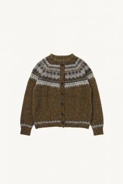 Bsbee - Murray Cardigan - Brown - allanjoseph