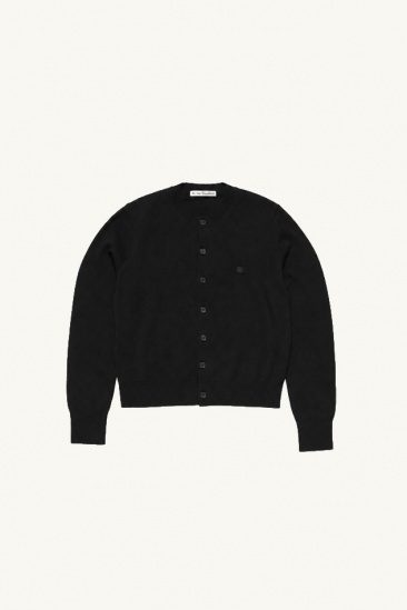 Wool Cardigan - Black