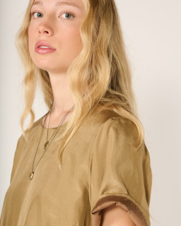 Casey Casey - 2 Layers Top - Clay - allanjoseph