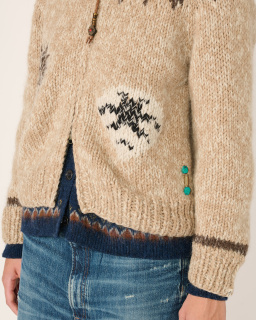 Bsbee - Arizona Cardigan - Beige - allanjoseph