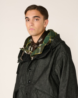 Engineered Garments - Highland Denim Parka - Black - allanjoseph