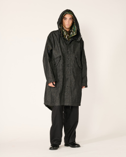 Engineered Garments - Highland Denim Parka - Black - allanjoseph